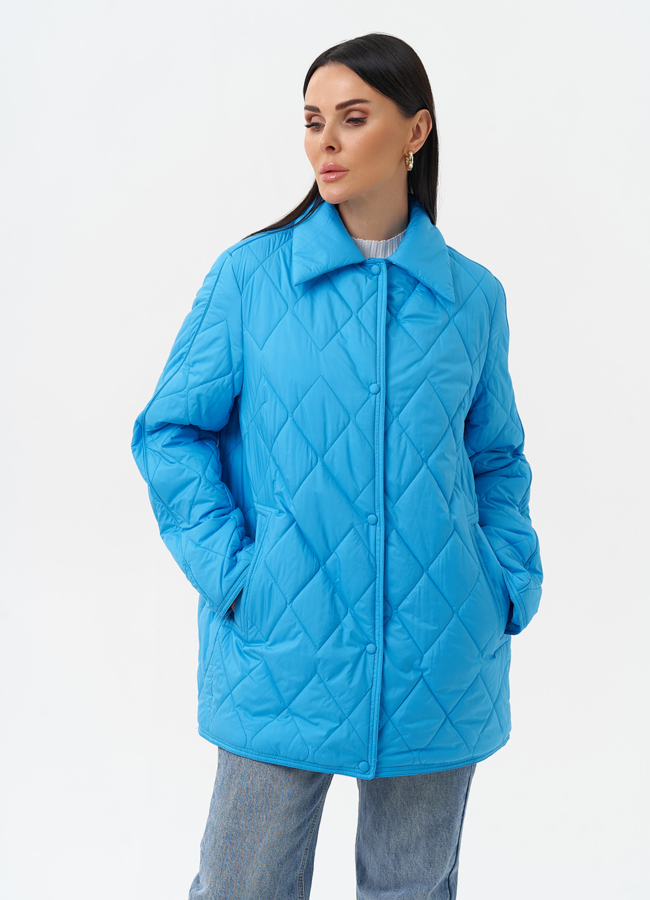 Женская утепленная куртка рубашка модель № 30017 универмаг малина