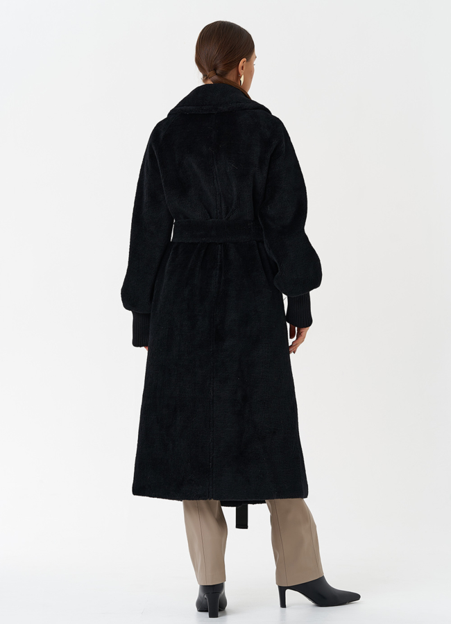 Пальто из шерсти с английским воротником модель № 28636 универмаг малина