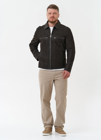 Мужская куртка из натуральной кожи 